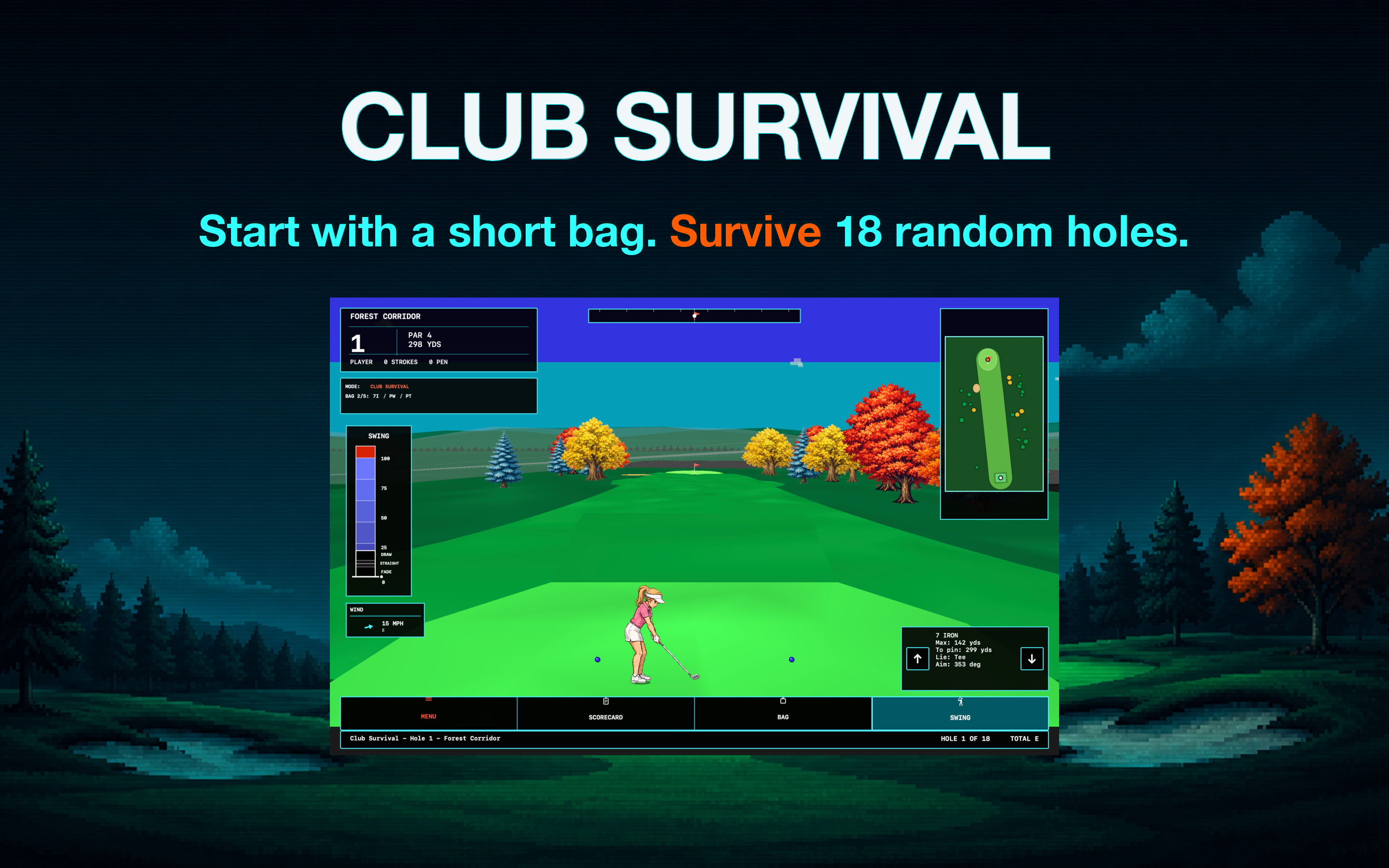 Fairway Metal Club Survival gameplay on Mac