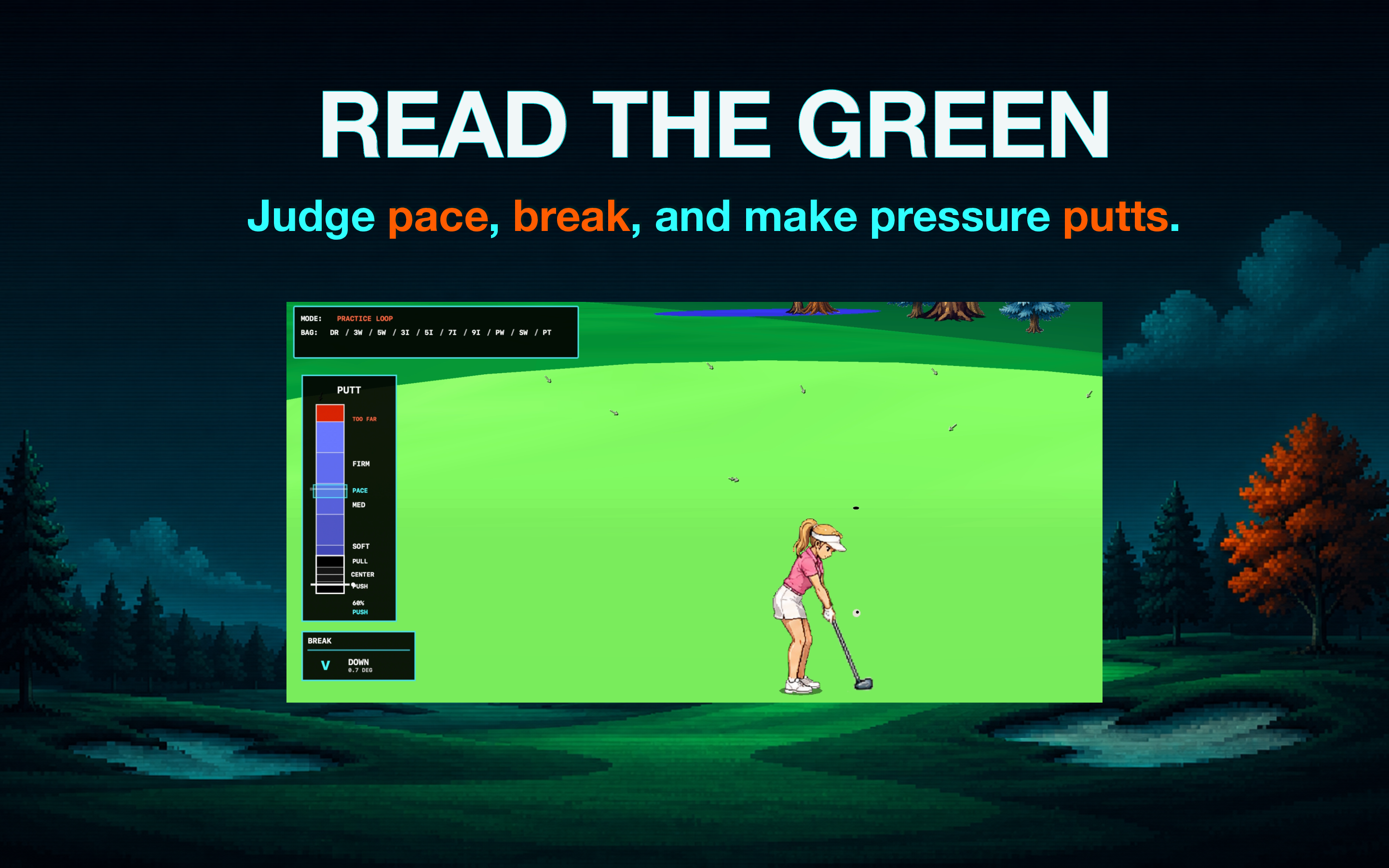 Fairway Metal Mac screenshot: Read the Green